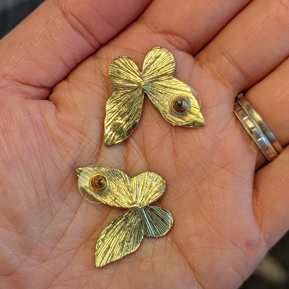 Butterfly earrings - Picture 2 of 2